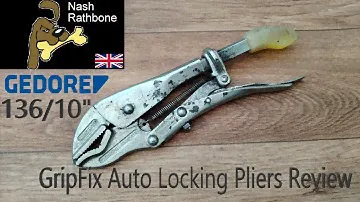 Gedore 136/10" GripFix Pliers Review