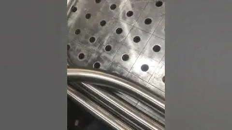 Гибка круглой нержавеющей  трубы